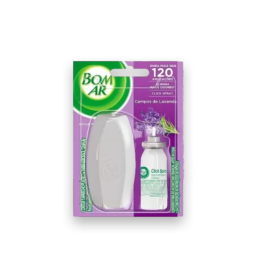 aromatizador de ambiente click bom ar