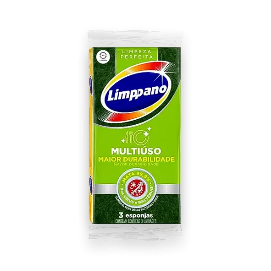 esponja de limpeza multiuso limppano