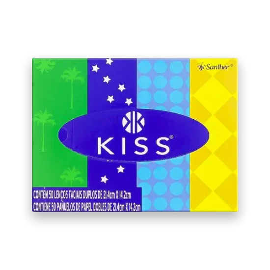 lenço de papel kiss