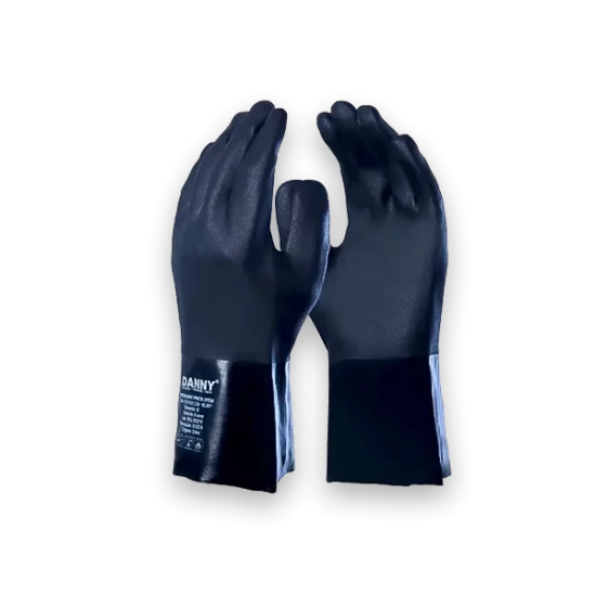 luva de pvc preta petronit