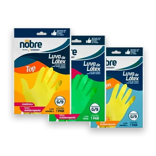 luva de latex nobre