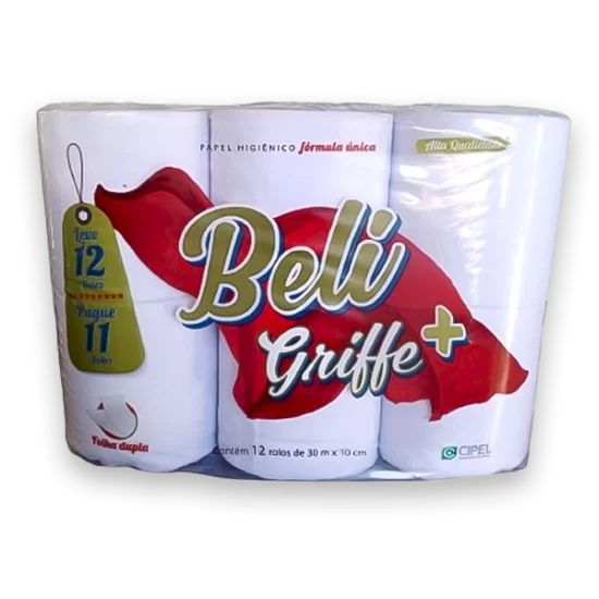 papel higienico beli griffe folha dupla