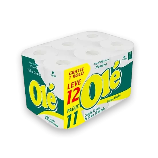 papel higienico folha dupla ole