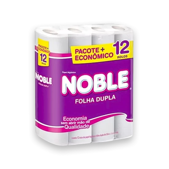 papel higienico noble folha dupla